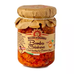 Delizie di Calabria Bomba Calabrese chilli omáčka so zeleninou 135g thumbnail-1