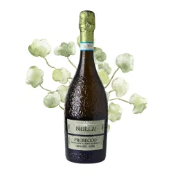 Brilla Prosecco Organic Brut DOC 0,75l thumbnail-1